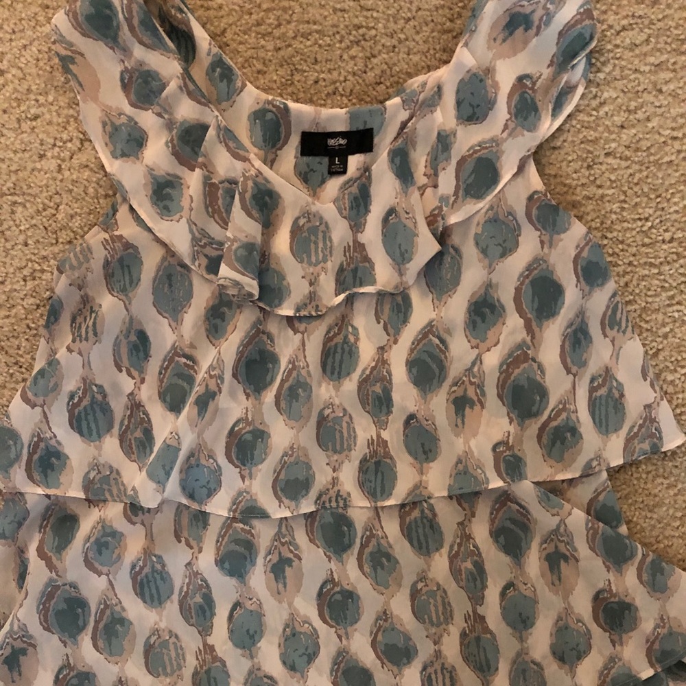 Ruffled tank
